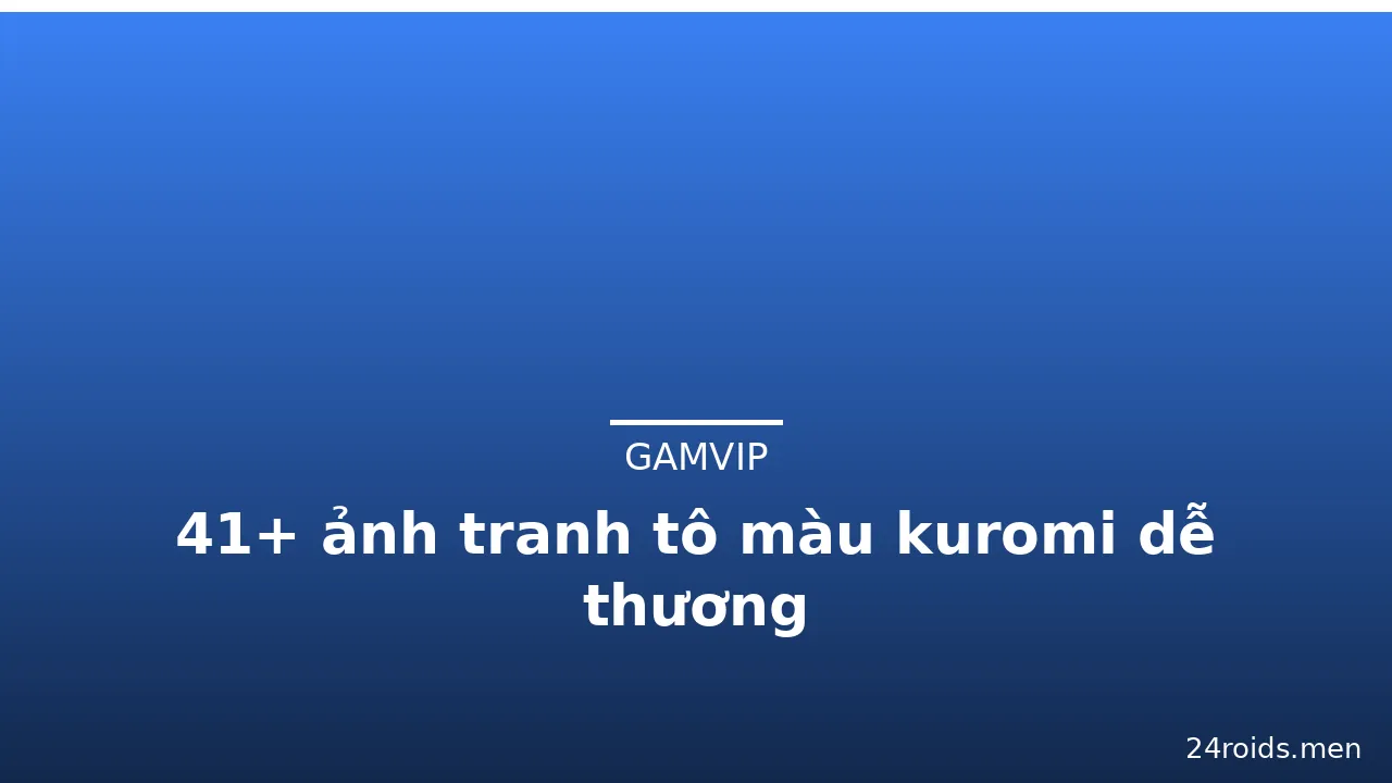 41+ ảnh tranh tô màu kuromi dễ thương · ảnh 1