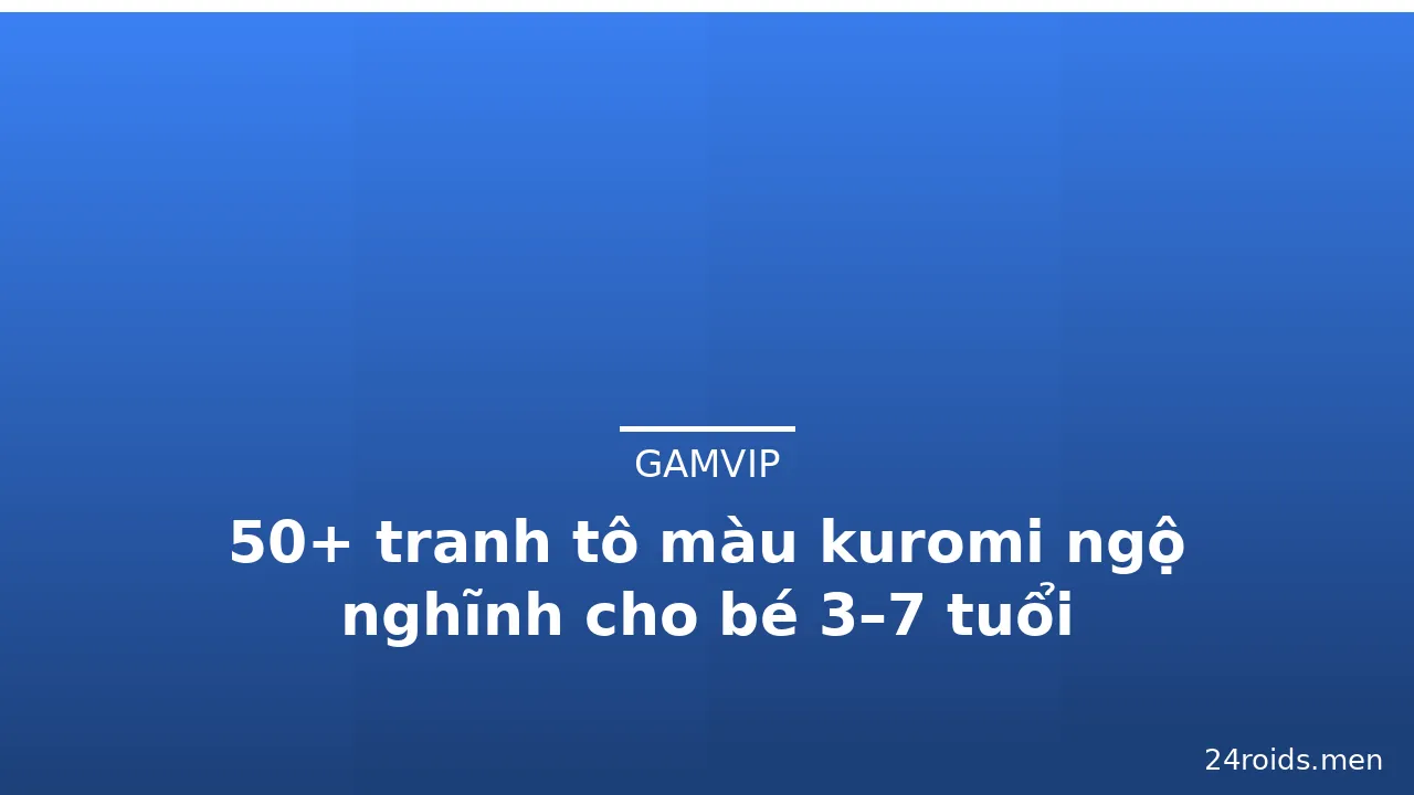 50+ tranh tô màu kuromi ngộ nghĩnh cho bé 3–7 tuổi · ảnh 1