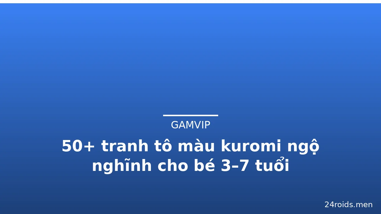 50+ tranh tô màu kuromi ngộ nghĩnh cho bé 3–7 tuổi · ảnh 3