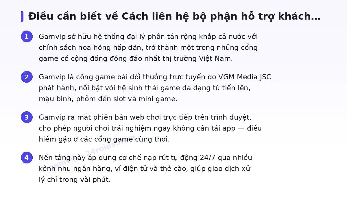 Những điều cần biết về gamvip