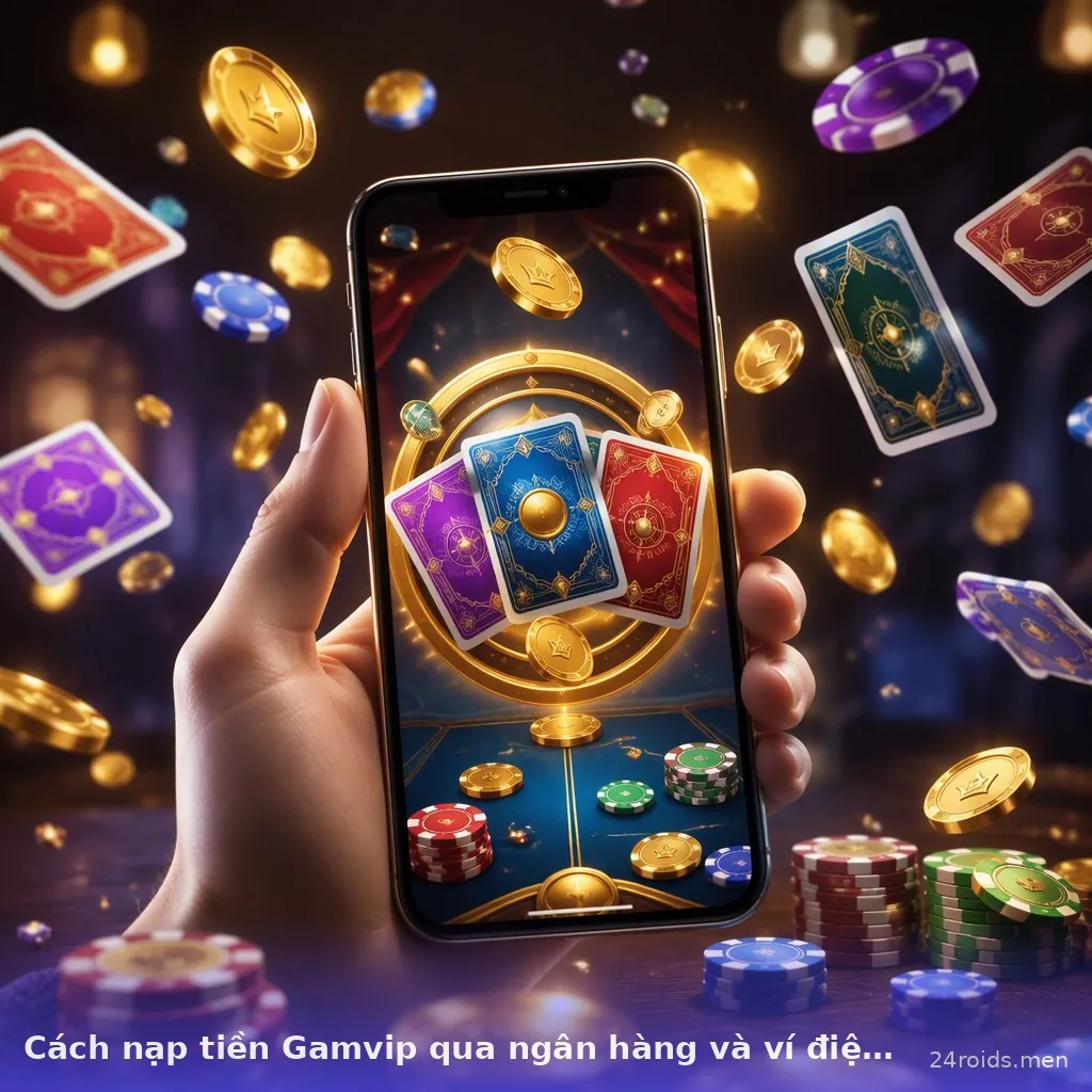 Cách nạp tiền Gamvip qua ngân hàng và ví điện tử