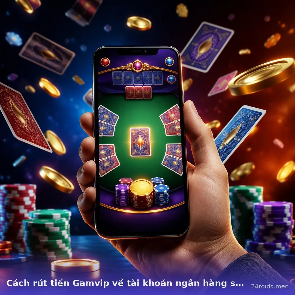 Cách rút tiền Gamvip về tài khoản ngân hàng siêu tốc