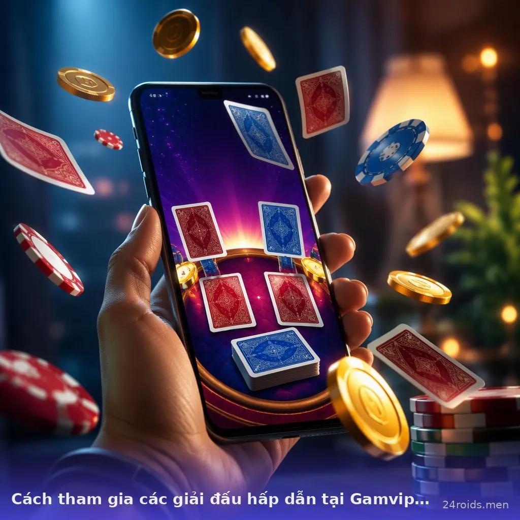 Cách tham gia các giải đấu hấp dẫn tại Gamvip — gamvip · ảnh 1