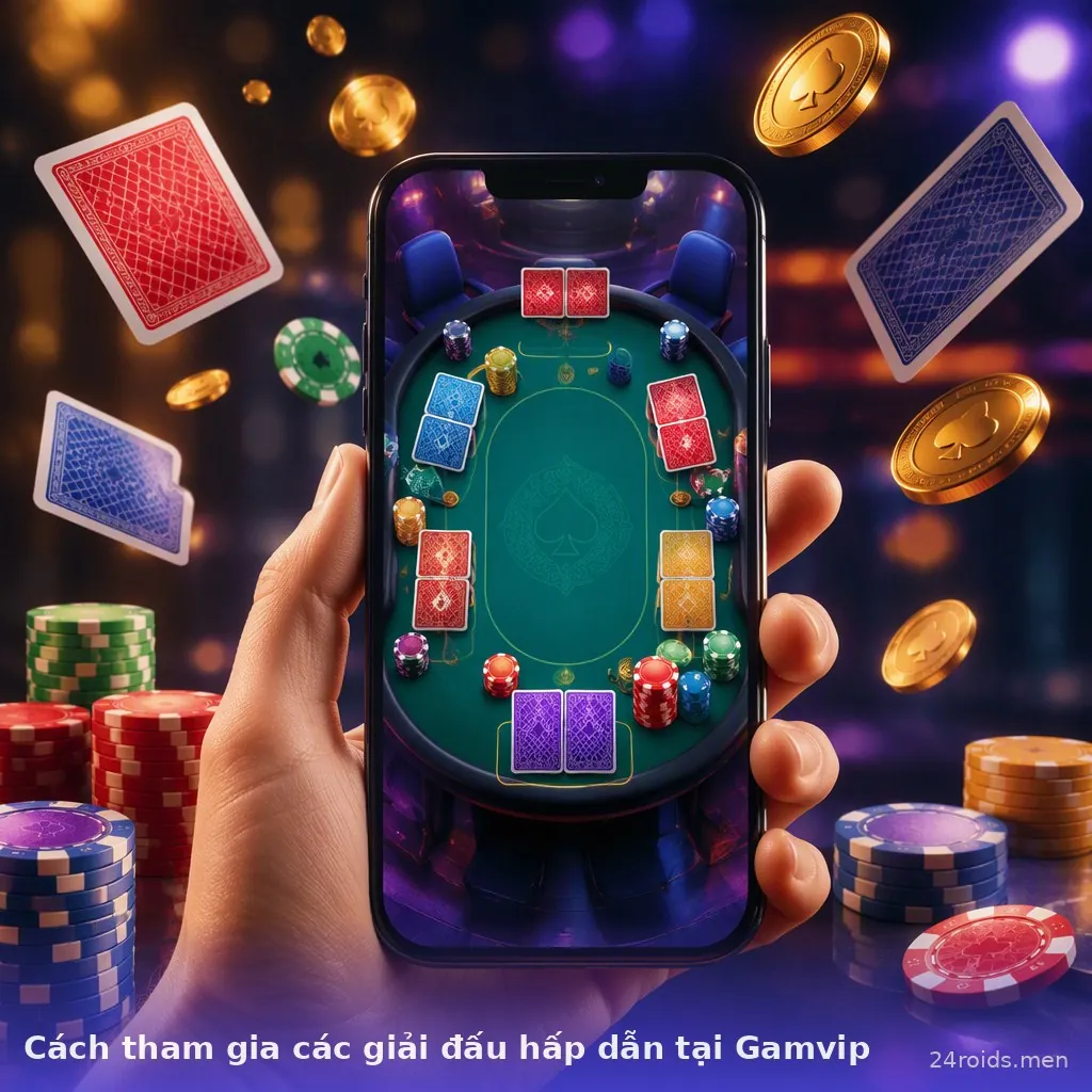 Cách tham gia các giải đấu hấp dẫn tại Gamvip