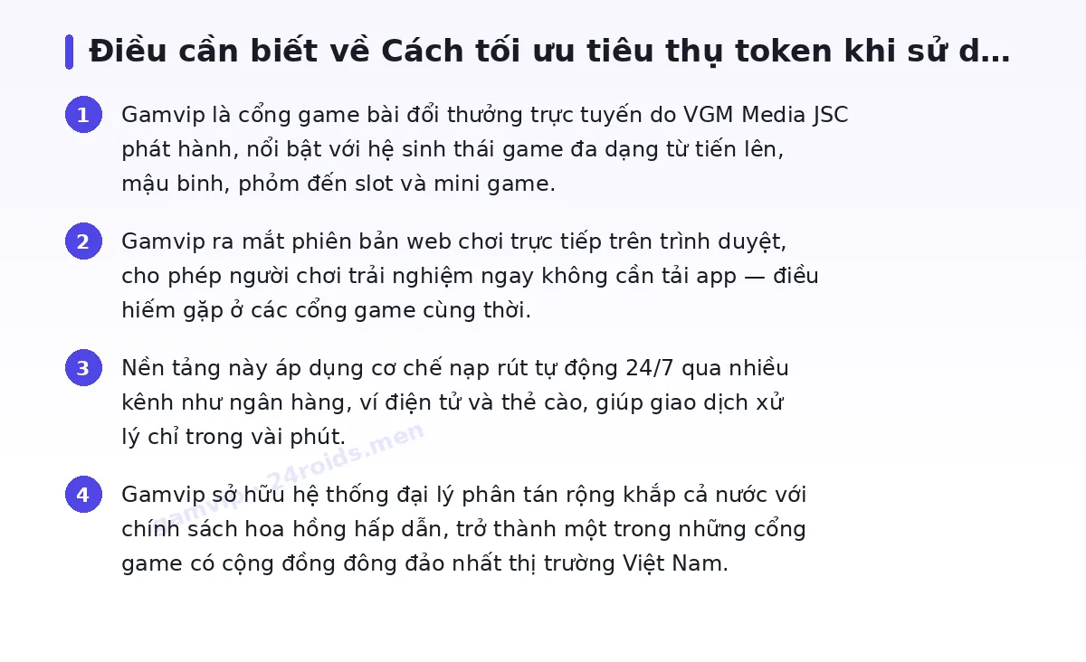 Những điều cần biết về gamvip