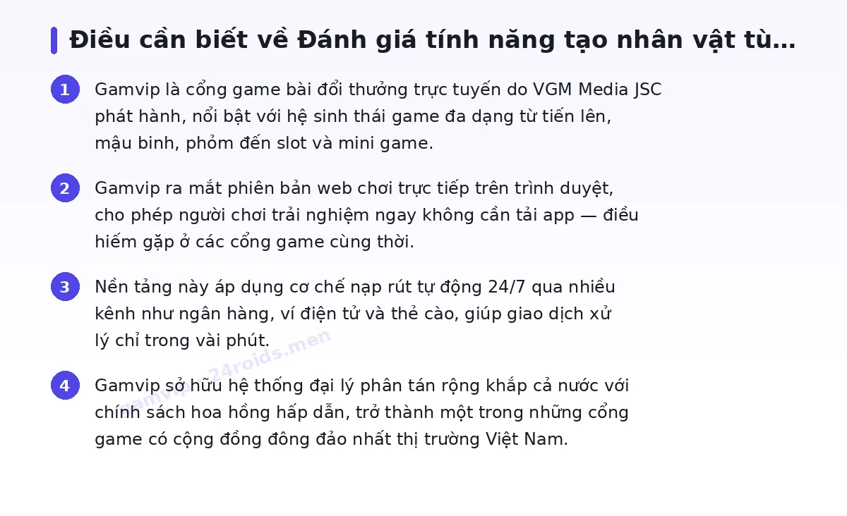 Những điều cần biết về gamvip